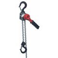 Dayton Lever Chain Hoist, 1,000 lb Load Capacity, 5 ft Hoist Lift, 29/32 in Hook Opening 425Z66