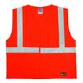 Kishigo High Visibility Vest, Orange/Red, S/M GF184-S-M