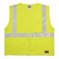 Kishigo High Visibility Vest, Yellow/Green, L/XL GF185-L-XL
