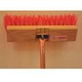 Bruske Products 16" Brown Street Sweep, Wood block, bolt-on hardwood handle 3786-CW