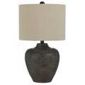 Af Lighting Ceramic Table Lamp, Danbury, Brown 8559-TL