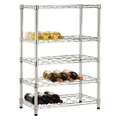 Honey-Can-Do Wine Rack, 4-Tier, 24x14x35 SHF-03617