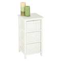 Honey-Can-Do Storage Chest, 3-Drawer, White OFC-03717