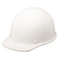 Msa Safety Front Brim Hard Hat, Pinlock (4-Point), White 462639