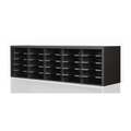 Mailroom Utility Sorter w/ Adjustable Shelves, 60W x 14D x 16H UTSA60/BK