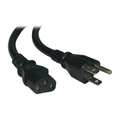 Tripp Lite Power Cord, 5-15P to C13, 13A, 16AWG, 2ft P006-002-13A