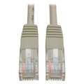 Tripp Lite Cat5e Cable, Molded, RJ45 M/M, Gray, 1ft N002-001-GY