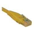 Tripp Lite Cat5e Cable, Molded, RJ45 M/M, Yellow, 15ft N002-015-YW