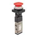 Smc Mechanical Valve, 5 Port, Roller Plunger VZM450-N01-06S