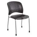 Safco Guest Chair, 24-1/2"L33-1/2"H 6805BL