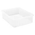 Quantum Storage Systems Grid Container, Clear, 22 1/2 in L, 6 in H, 3 PK DG93060CL