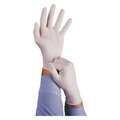 Ansell Latex Disposable Gloves, 5.00 mil Palm, Latex, Powdered, L, 100 PK, White ANS 69210L
