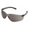 Mcr Safety Safety Glasses, Gray Scratch-Resistant BK112