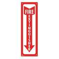Cosco Sign, Fire Extinguisher, White, 13" Height, 4" Width 098063