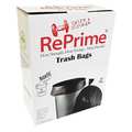 Reprime 55 gal Trash Bags, 40 in x 53 in, Premium, 1.3 mil, Black, 50 PK H8053PK RC1