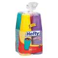 Hefty Party Cups 16 oz., Assorted Colors, Plastic, Pk100 C21637