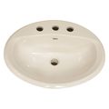 American Standard Countertop Sink, 8" Center Holes, Bone 0475020.021