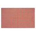 Apache Mills Red Drainage Holes Drainage Mat 3 ft. W x 5 ft. L, 1/2" 3907601013X5