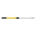 Rubbermaid Commercial 20" to 40" Push In Extension Handle, Yellow, Aluminum FGQ74500YL00
