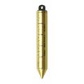Crescent Lufkin 20 oz. Inage Solid Brass Cylindrical Blunt Point SAE Plumb Bob 590GN
