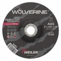 Weiler Cutting Wheel, Type 27, 0.045 in Thick, Aluminum Oxide 56283