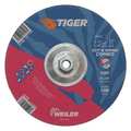 Weiler Combo Wheel, Type 27, 0.125 in Thick, Aluminum Oxide 57106