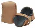 Kraft Tool Knee Pads, Leather/Felt, Tan, PR WL087