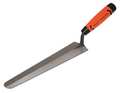 Kraft Tool Duck Bill Trowel, Square, 2 x 10 in, Steel GG444PF