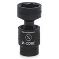 Gearwrench 3/8" Drive 6 Point Standard X-Core™ Pinless Impact Universal SAE Socket 7/16" 84481