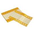 Brady 4.055 x 0.591 Dot Matrix Tags, Yellow HSLT-4000-0.600-YL