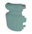 Pawling Hadrail Outside Corner, Teal OBR-450V-0-377