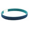 Zoro Select Sanding Belt, 3/4 in W, 18 in L, Non-Woven, Aluminum Oxide, 150 Grit, Fine, D0935, Blue 78072775336