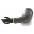 Ansell Hyflex Cut-Resistant Sleeve, Cut Level A3, Sleeve with Thumbhole, 18 in L, Gray, Small 11-281