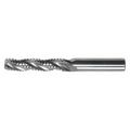 Cleveland 3-Flute Cobalt 8% Square Extra Coarse Roughing End Mill SE CC CTD RG9 Bright 3/8x3/8x3/4x2-1/2 C30780