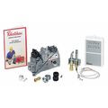 Robertshaw Millivolt Kit, Natural Gas, Pilot, 750 mV, 3.5 in wc, Low Capacity, 58 to 90 Degrees F 710-296