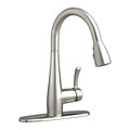 American Standard Manual, Single Hole Only Mount, 1 Hole Quince High Arc Kitchen Faucet 4433300.075