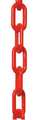 Zoro Select 1.5" (#6, 38 mm.) x 50 ft. Red Plastic Chain 30005-50