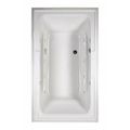 American Standard Ecosilent Whirlpool Tub, 72x42", White 2742048WC.020