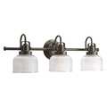 Progress Lighting Archie 3-Light Bath & Vanity, 100 W, Venetian Bronze P2992-74