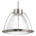 Progress Lighting Prismatic Glass 1-Light LED Pendant, 9 W, Brushed Nickel P5143-0930K9