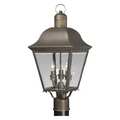 Progress Lighting Andover 3-Light Post Lantern, 60 W, Antique Bronze P5487-20