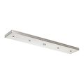 Progress Lighting Linear Canopy Pendant Accessory, Brushed Nickel P8404-09