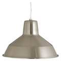 Progress Lighting Metal Shade 1-Light Pendant, 100 W, Brushed Nickel P5087-09