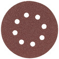 Bosch 5In Sanding Disc 8-Hole Red 80 Grit, PK5 SR5R080
