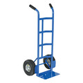 Vestil Blue Steel Dual Handle Hand Truck Pneumatic Wheel 500 lb DHHT-500S