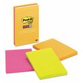 Post-It Pad, Note 4"X6" Lined, Ult, PK3 660-3SSUC