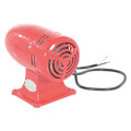 Vestil Warning Siren, Steel, Red SIREN-SV-AR