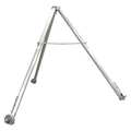 Vestil Silver Aluminum Tripod Stand Non-Adjustable Legs 1000 lb. Capacity TRI-AF