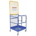 Vestil Work Platform, 84" Back Casters, 36x38" WP-3636-CA-84B