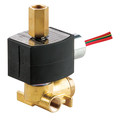 Redhat 24V DC Brass Quick Exhaust Solenoid Valve, Normally Closed, 1/4 in Pipe Size EF8317G035